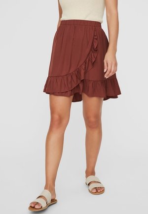 Jupe trapèze - dark brown