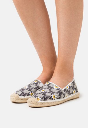 KAMINI DAISYGRAM - Espadryle - light grey/yellow