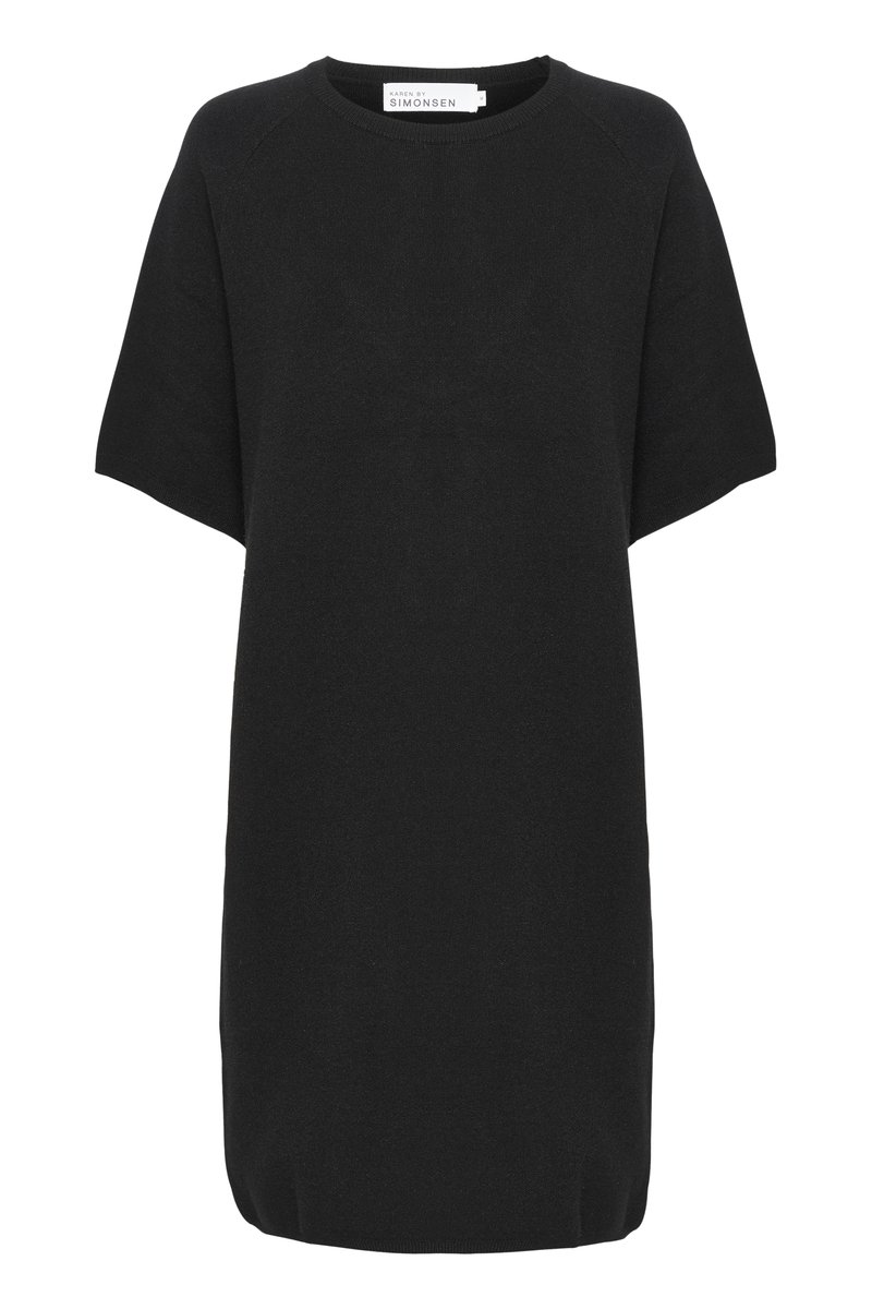 Karen by Simonsen Gebreide jurk zwart