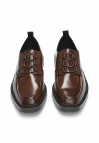 HUGO IKER DERB - Stringate eleganti - dark brown one