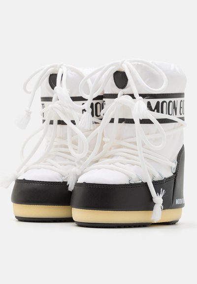 Moon Boot ICON UNISEX - Čižmy na šnurovanie - black/white