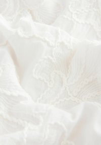 REGULAR FIT EMBROIDERED LONG SLEEVE - Overhemdblouse - white