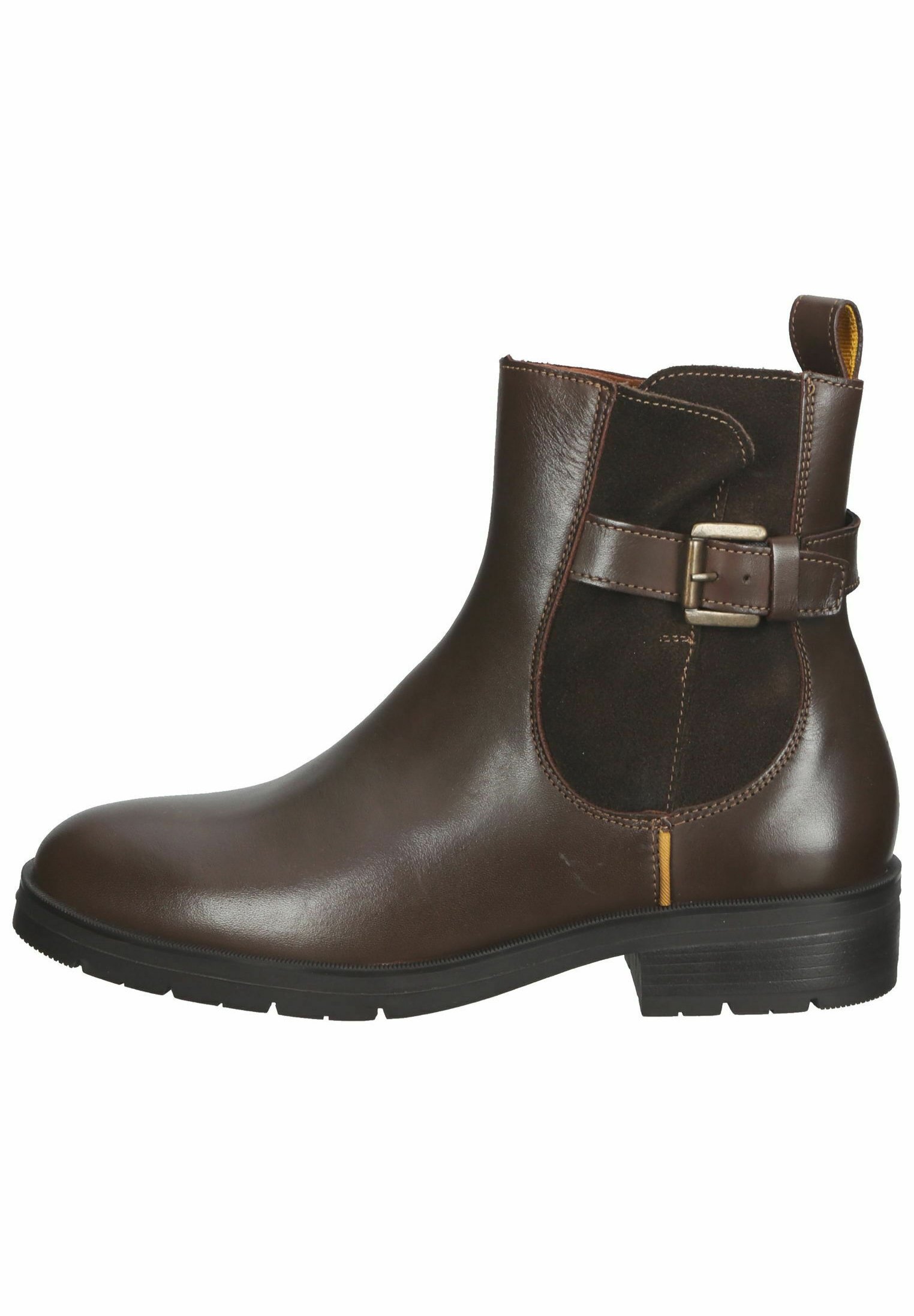 Camel Active Men's Leather Ankle Boots – Brown, Anti-Slip Rubber Sole, Side Zips, Removable Insole - View #7
