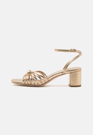 Loeffler Randall OLIVIA KNOT MID HEEL - Sandaler - champagne
