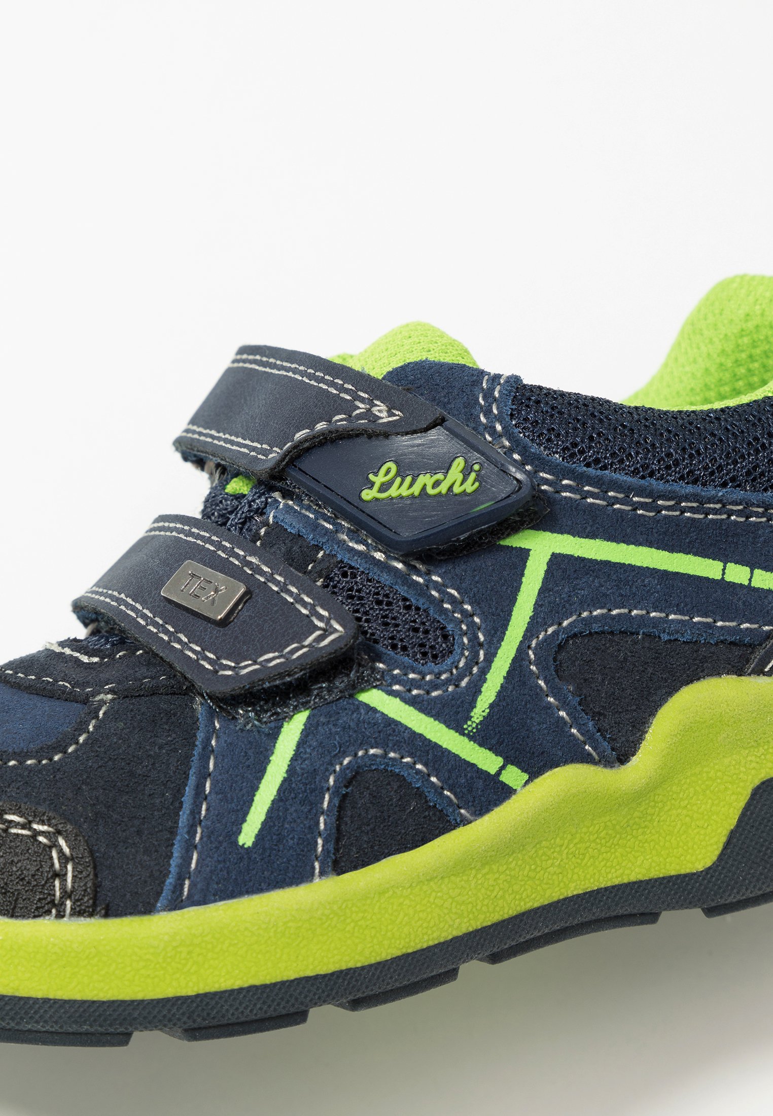 Lurchi MATTHIAS TEX Joggesko navygrass Zalando.no Lurchi MATTHIAS TEX Sko med borrelås navyorange