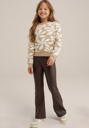 Pantalones - brown