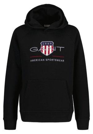 ARCHIVE SHIELD HOODIE UNISEX - Jersey con capucha - black