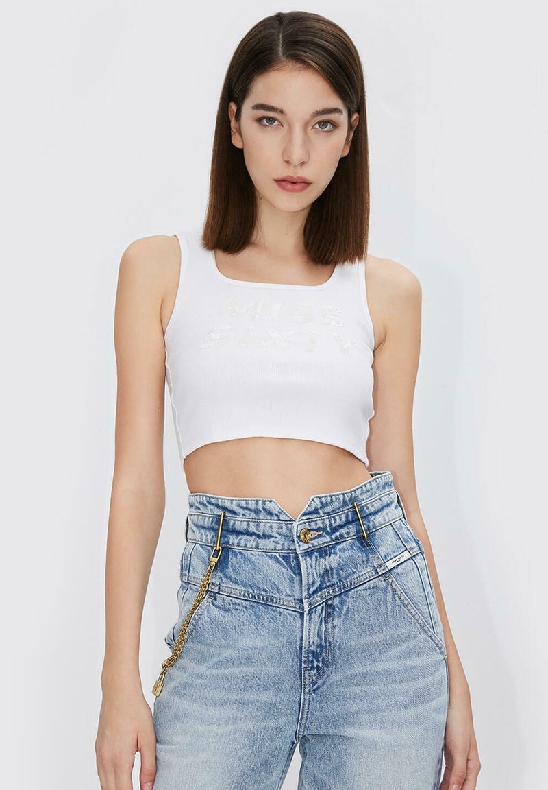 Top / Chemise Femme Miss Sixty Multicolore - Taille XS (34) - Col Boutonné - Neuf Sans étiquettes