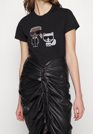 T-shirt imprimé - black