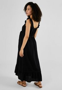 JoJo Maman Bébé SLEEVE MATERNITY-REGULAR FIT - Maxi ruha - black