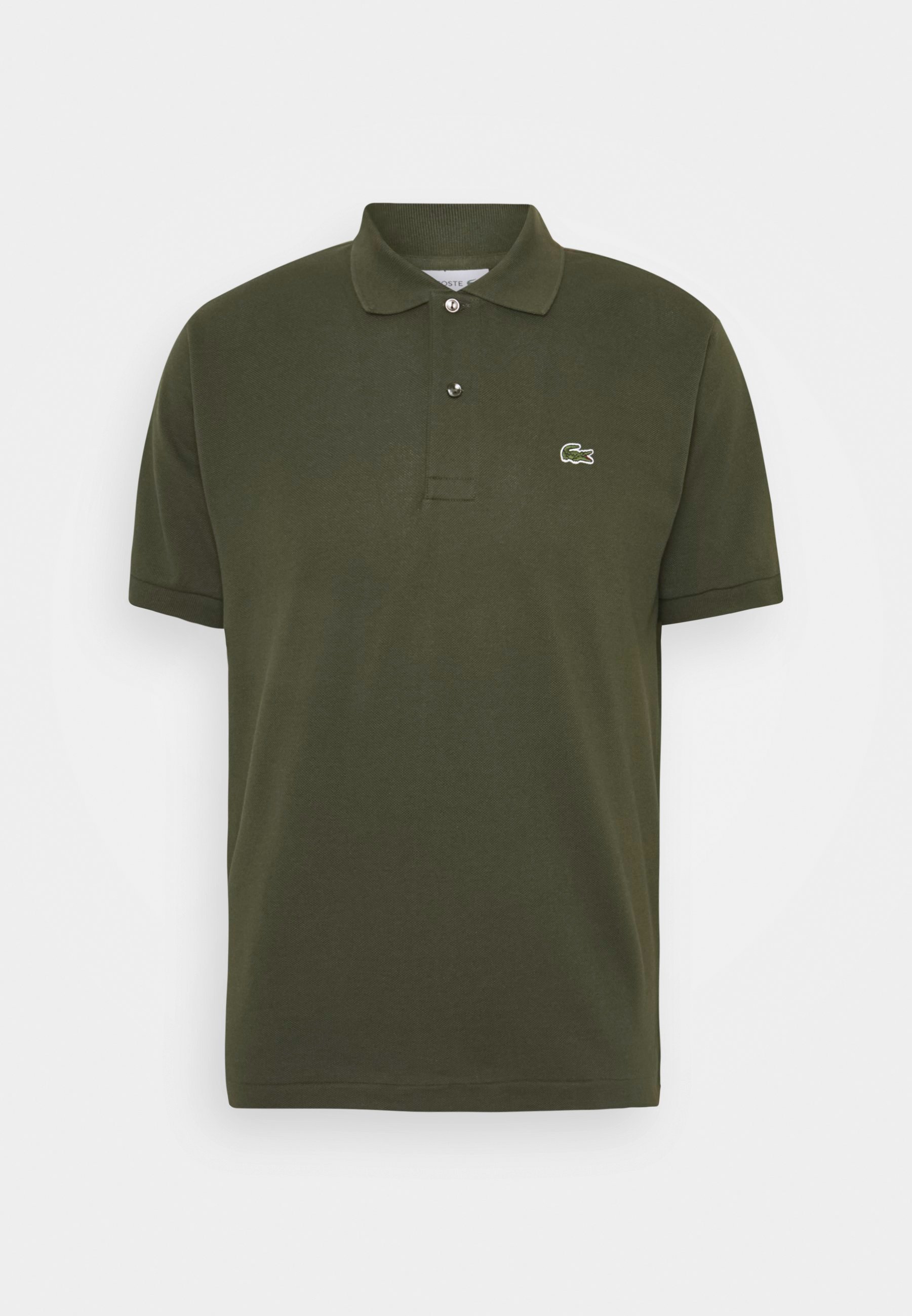 lacoste polo olive green