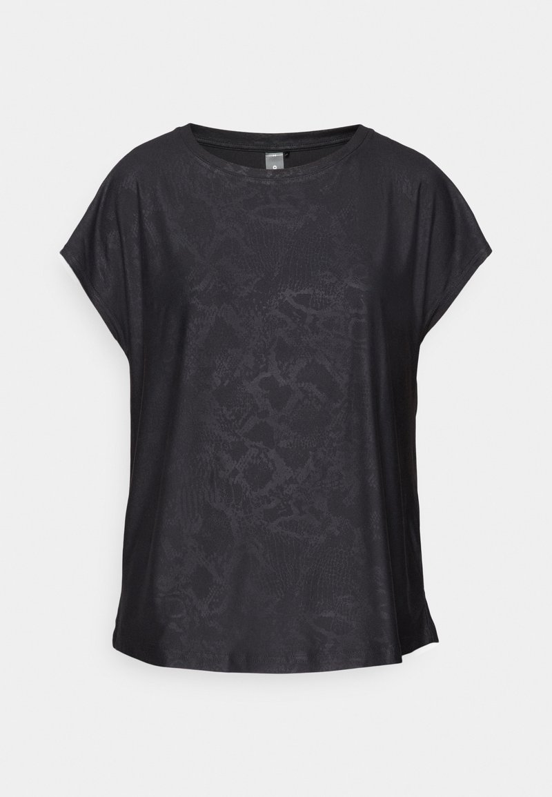 Only Play T-shirt print zwart