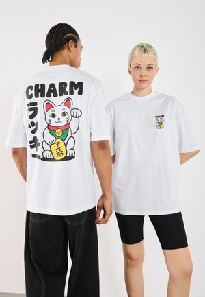 UNISEX - Print T-shirt - bright white