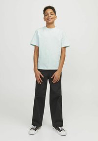 Jack & Jones Junior JORVESTERBRO SS CREW NECK NOOS - Marškinėliai su spaudiniu - skylight
