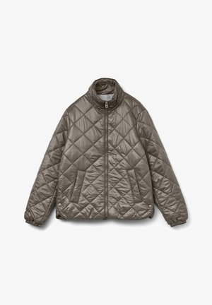 Iškloto, metalinio pilko spalvos džemperio su stovinčiu apykakle, pilnu užtrauktuku ir dviem priekinių kišenių; elastingi rankogaliai ir apačia, užtikrinantys tvirtą prigludimą.