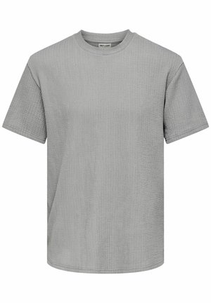Only & Sons, T-SHIRT ONSLAZIO T-SHIRT - T-shirt basique - ultimate grey