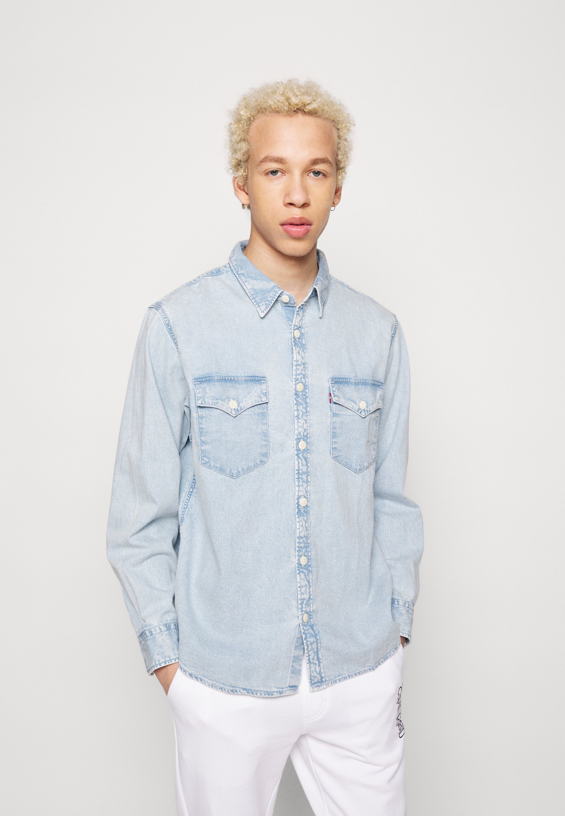 Levi's® WESTERN - Shirt - blue icy 