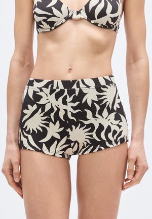 BY MY SIDE PALMA SHORT - Cuecas de biquíni - black/white