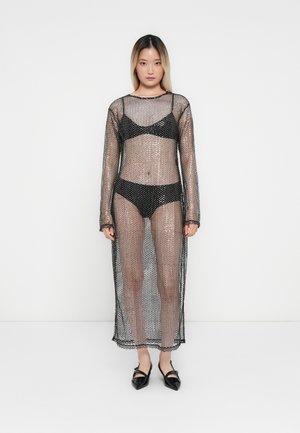 NMHALO HIGH SLIT MAXI DRESS  - Cocktailkjole - black