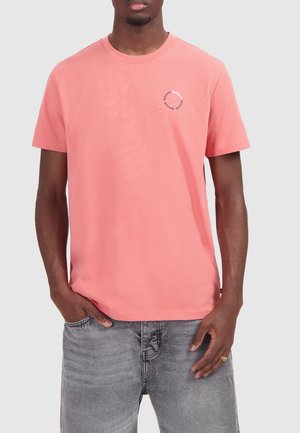 REGULAR FIT CREWNECK - Basic T-shirt - coral