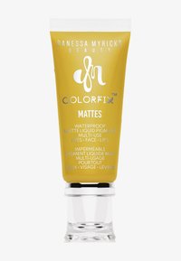 Tubetto di pigmento liquido opaco waterproof Danessa Myricks Beauty Colorfix per occhi, viso e labbra nella tonalità giallo senape.