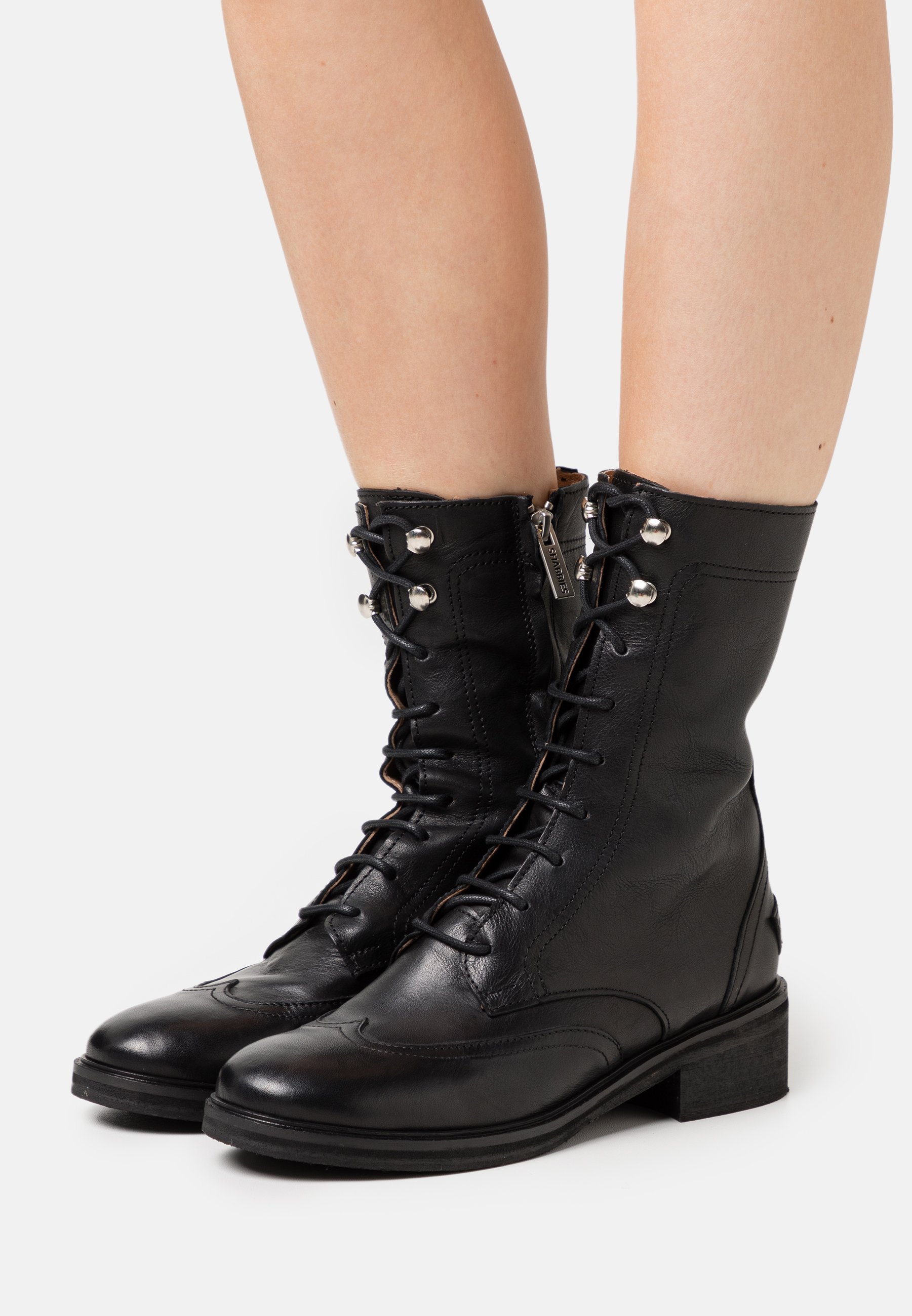 Shabbies Amsterdam Veterboots - black/zwart - Zalando.nl