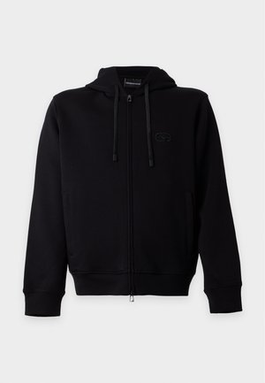 Emporio Armani, Sweat zippé - black beauty