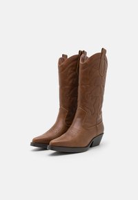 ONLY SHOES ONLBRONCO - Stivali texani / biker - brown