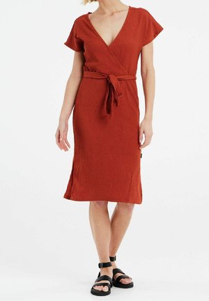 Robe de jour - burnt orange denim