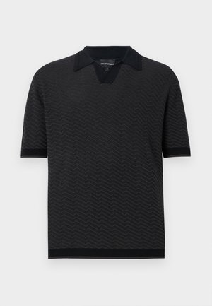 Emporio Armani Poloskjorter - black chevronne