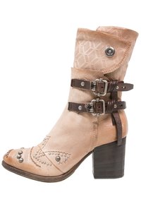 A.S.98 Cowboy- / Bikerboots - taupe