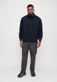 Jack & Jones JJEBASIC ROLL NECK  - Vesta - navy