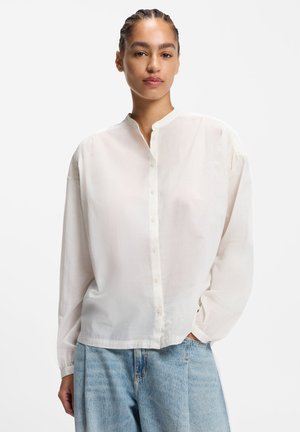 BIZZAN - Hemdbluse - open white