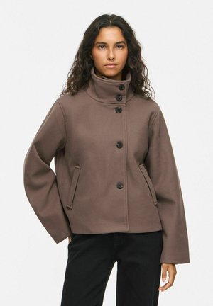 VILA, JACKET VICLAUDIA BUTTONED - Lett jakke - morel
