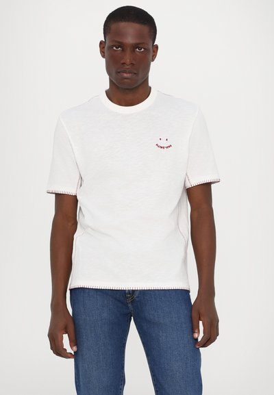 PS Paul Smith CASUAL FIT HAPPY - T-shirt basique - off white