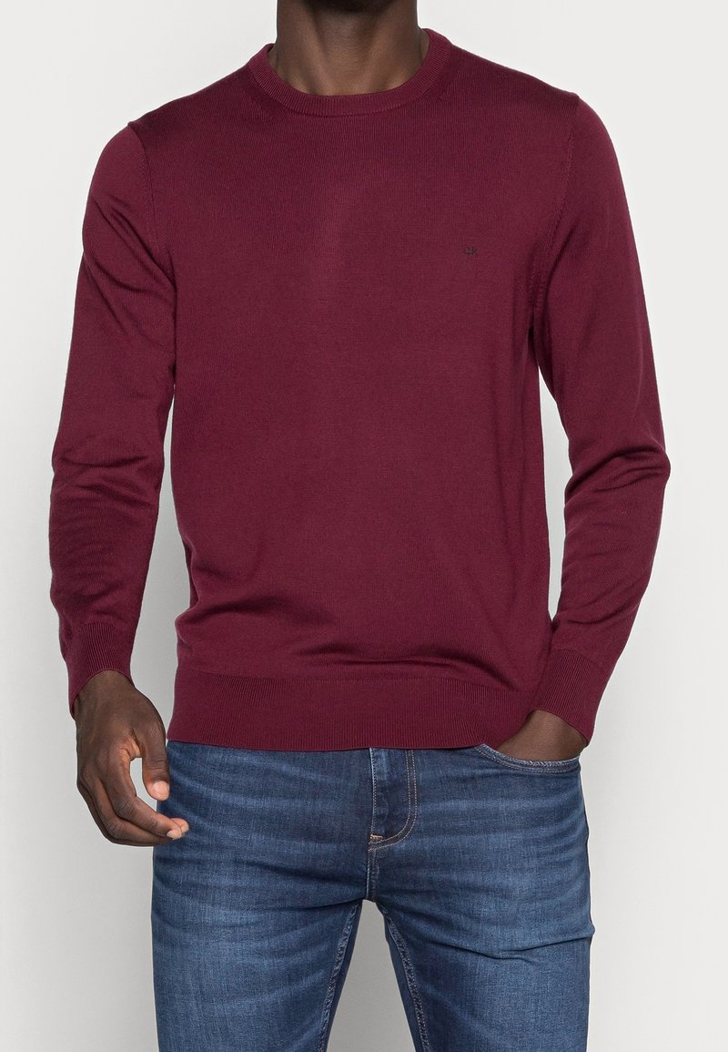 Calvin Klein Tailored Strickpullover - bordeaux