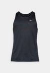 M NK DFADV STRIDE TANK - Débardeur - black/silver-colored