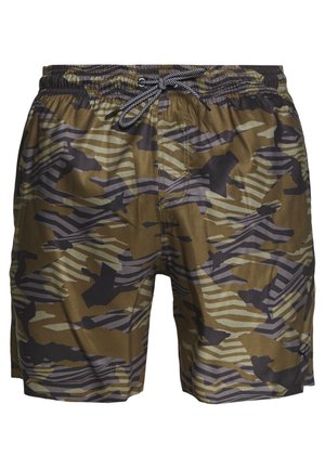MEDIUM LENGTH SWIM - Swimming shorts - olive
