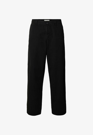 Annarr, CHINOS LOOSE FIT - Chino - black