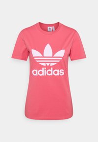 adidas Originals - TREFOIL TEE - Apdrukāts T-krekls - hazy rose Miniatūras attēls 1