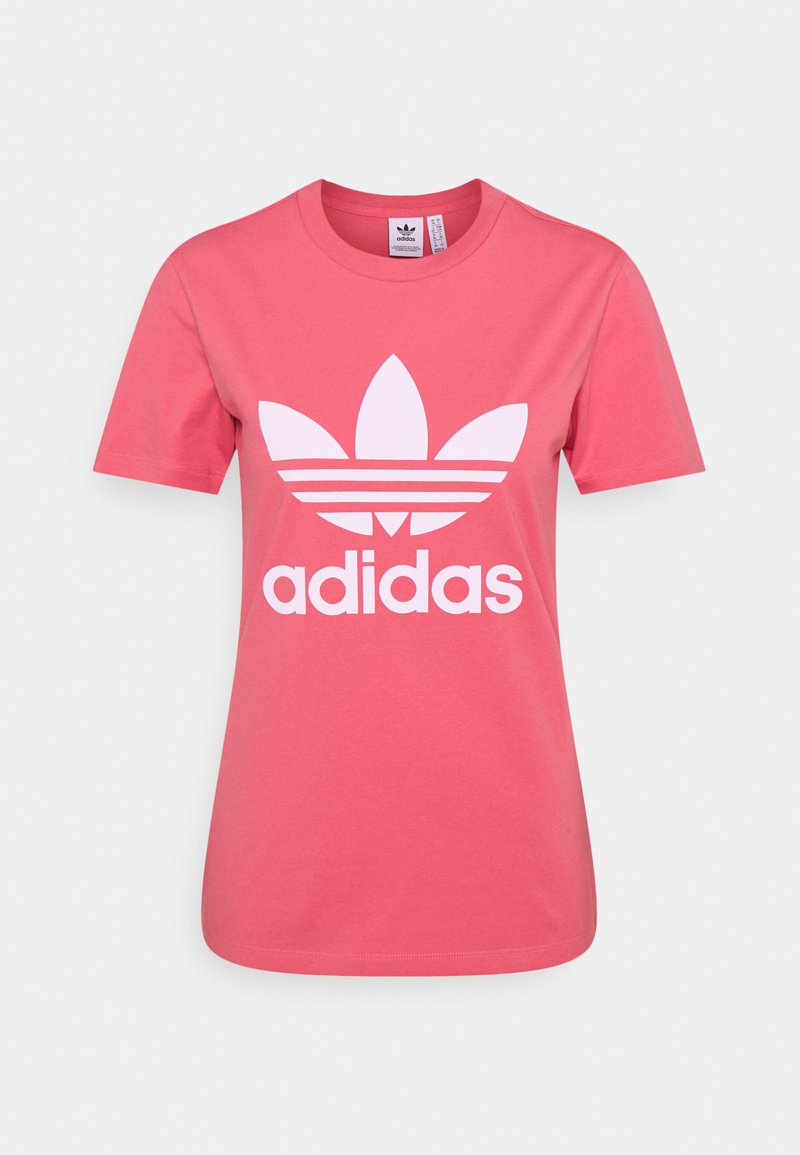 adidas Originals TREFOIL TEE - Apdrukāts T-krekls - hazy rose