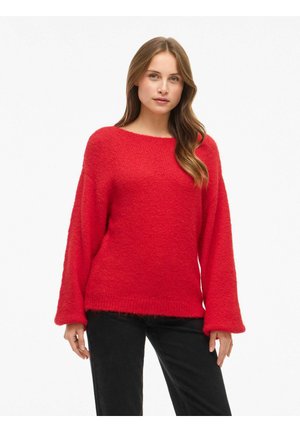 VIMARLEY LS PULLOVER - Džemperis - hibiscus