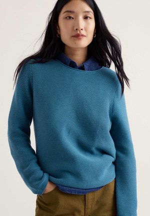 Seasalt Cornwall, SEASALT CORNWALL MAKERS JUMPER - Džemper - blue - cadet