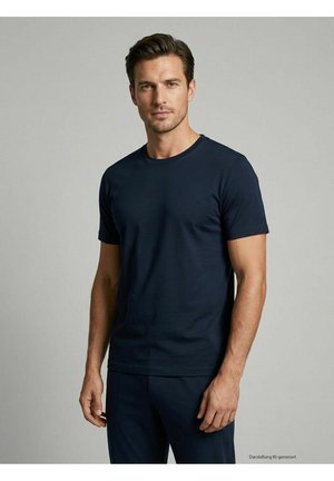 Götzburg, GÖTZBURG HERREN T-SHIRTS RUNDHALS KURZARM | 4 STÜCK - Basic T-shirt - navy