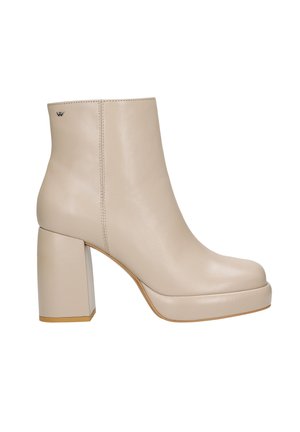 Botines de tacón - beige