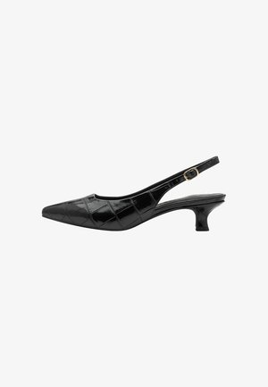 Marco Tozzi, Klassieke pumps - black croco