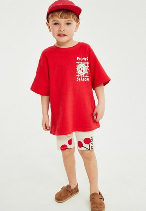 Minories, SHORT SLEEVE T-SHIRT WITH PRINT UNISEX - T-shirt print - red