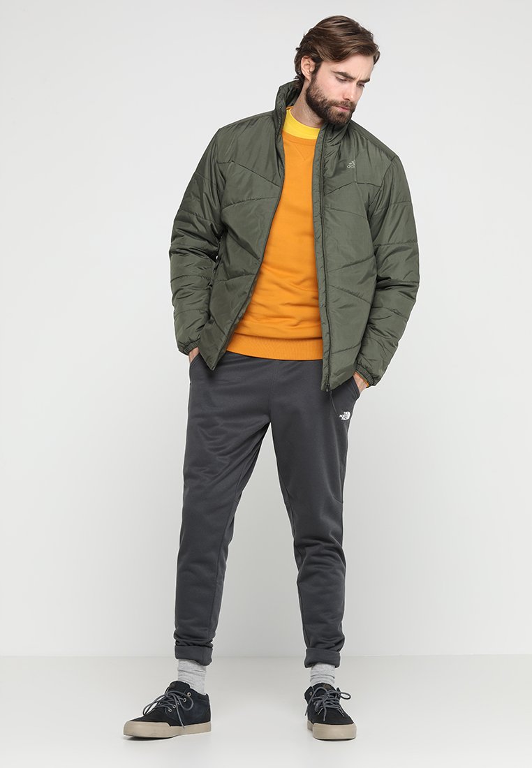 the north face dark grey heather