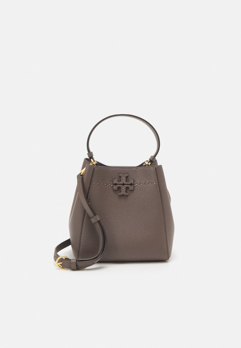 Tory Burch SMALL BUCKET BAG - Kabelka - silver maple