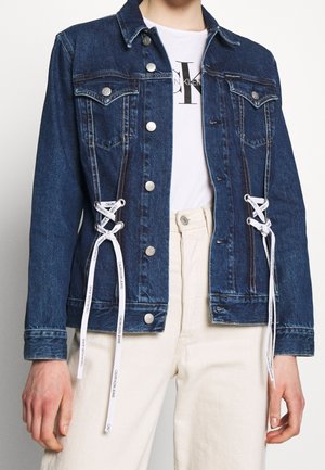 Calvin Klein Jeans Veste en jean - dark-blue denim